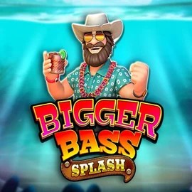 Bigger Bass Splash slot logo by Pragmatic Play at Big Lucky Casino