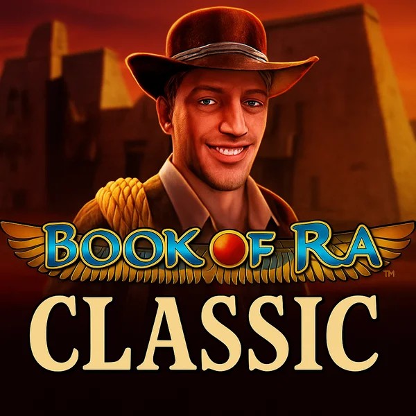 Book of Ra Classic slot visual from Novomatic available on bigluckycasinos-fi.com