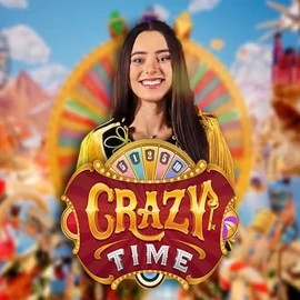 Crazy Time slot icon by Evolution, available at Big Lucky Casino