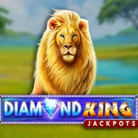 Diamond King Jackpots slot visual from SpinPlay Games available on bigluckycasinos-fi.com