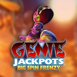 Genie Jackpots: Big Spin Frenzy slot visual from Blueprint Gaming available on bigluckycasinos-fi.com