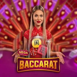 Mega Baccarat logo by Pragmatic Play Big Lucky Casino