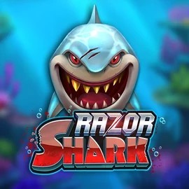 Razor Shark slot logo by Push Gaming at Big Lucky Casino
