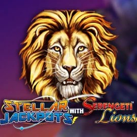 Stellar Jackpots with Serengeti Lions by Lightning Box Game, showcased at bigluckycasinos-fi.com – game logo