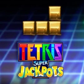 Tetris Super Jackpots slot visual from WMS available on bigluckycasinos-fi.com